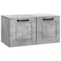 Sieninė TV spintelė Betono pilka 59,5 x 31 x 30 cm