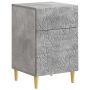 Naktinis staliukas Betono pilka 43 x 39,5 x 66,5 cm