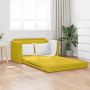 Sofa lova 110cm Saulėgrąžų geltona Aksomas