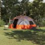Kempingo palapinė su stogu Pilka ir oranžinė 475 x 475 x 235 cm
