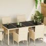 Stalo viršus 4 pcs Juoda grūdintas stiklas