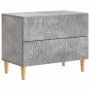 Naktinis staliukas Betono pilka 62 x 34,5 x 48 cm