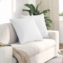 Sofa Pagalvės 2 pcs Balta 80 x 80 cm audinys