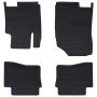 Automobilių kilimėlis 4 pcs Juodas tinka HYUNDAI i20 2014-2019