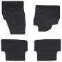 Automobilių kilimėlis 4 pcs Juodas TPE
