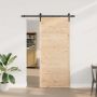 Slankios durys Natūrali 80 x 208 cm Pušies medienos masyvas