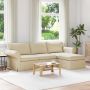 Sofa Kreminė 215 x 138 x 80 cm audinys