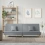 Sofa-lova, šviesiai pilkos spalvos, audinys