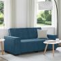 Dvivietė sofa, mėlyna, 180x78x84 cm, aksomas