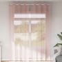 Voile užuolaidos su įvorėmis, 2vnt., šviesiai rožinė, 140x300cm