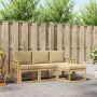 Lauko sofos komplektas 4 pcs