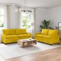 Sofos komplektas 2 pcs Geltona Aksomas