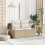 Sodo sofa su pagalve su saugykla 120 x 62 x 69 cm poliratanas