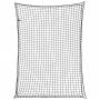 Priekabos tinklas su elastine virve, juodas, 4x3m, PP