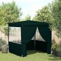 Proginė palapinė su šoninėmis sienomis, žalia, 2x2m, 90g/m²
