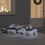 LED elniai 4 pcs Balta audinys