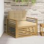 Lauko sofa Poliesteris Balta ir smėlio