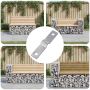 Smūgio įdėklas 12 pcs Sidabro 50 x 10 x 1,2 mm Geležis