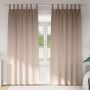 Užuolaidos su žiedais, blokuojančios šviesą 2 pcs Taupe