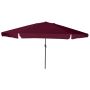 Sodo skėtis Bordo raudona 395 x 395 x 245 cm