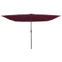 Sodo skėtis Bordo raudona 295 x 295 x 245 cm