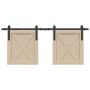 stumdomų spintelių durų komplektas 122 cm anglinis plienas