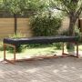 Stalo uždengimas Paprastas Juoda 242 x 102 x 15 cm audinys