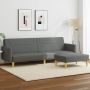 Dvivietė sofa-lova su pakoja, tamsiai pilkos spalvos, audinys