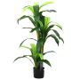 Dirbtinis dracenos medis, žalios spalvos, 120cm, 36 lapai
