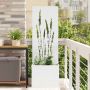 Sodo privatumo ekranas „Fretwork“ Balta 50 x 140 cm