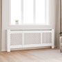 Radiatoriaus uždangalas, baltos spalvos, 205cm, MDF
