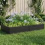 Pakelta lova Juoda 151 x 75,5 x 25 cm PP