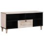TV vienetai su stalčių Balta 105 x 33 x 46 cm Apdirbta mediena
