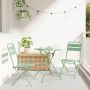Bistro komplektas 3 pcs Žalia Plienas