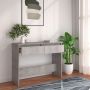 Konsolinis staliukas, betono, 100x35x76,5cm, apdirbta mediena