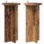 Augalų stovas 2 pcs Sendintos medienos 29,5 x 29,5 x 60 cm