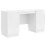 Stalas Itin blizgi balta 142,5 x 50 x 75 cm Apdirbta mediena