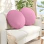 Sėdynių pagalvėlės 2 pcs Rožinė Ø60 x 21 cm audinys