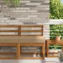 Lauko sofa pagalvėlė Taupe 60 x 60 x 8 cm Poliesteris