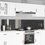 Virtuvės užpakalinė plokštė 2 pcs Tamsiai pilka 120 x 50 cm