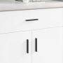 Rankena 12 pcs Juoda 106 x 7,4 x 15,5 mm Aliuminis