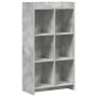 Knygų lentyna Betono pilka 59 x 30 x 111 cm Apdirbta mediena