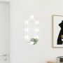Veidrodis su LED lemputėmis, 60x30cm, stiklas, ovalo formos