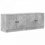 Lovos spintelė su saugykla 2 pcs Betono pilka 66 x 35 x 48 cm