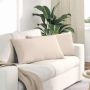 Sofa Pagalvės 2 pcs Smėlio 80 x 40 cm audinys