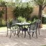 Sodo stalo komplektas 5 pcs Juoda Liejamasis aliuminis