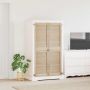 Spintelės durys su durimis 2 pcs Natūrali 39,5 x 2,1 x 140,5 cm