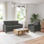 Sofos komplektas 2 pcs Tamsiai pilka Audinys