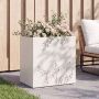Sodo vazonas Balta 50 x 30 x 49 cm Šaltai valcuotas plienas