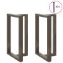 Baro stalo kojos, T formos, 2 vnt., juodos, 60x35x(90-91) cm, plienas